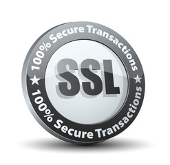 Wall Mural - SSL 100% Secure Transactions