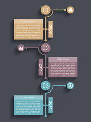 Wall Mural - Timeline Design Template