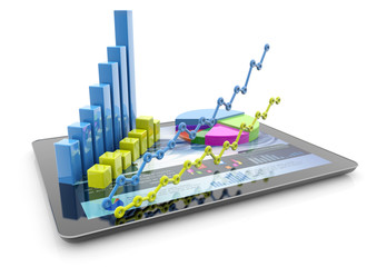 Fototapete - business analysis