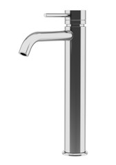 Wall Mural - modern chrome faucet isolated on white background