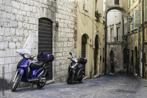 Naklejka na szybę Italian motor scooter