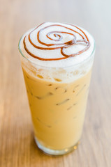 Wall Mural - Iced mocha coffee