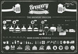 brewery infographics - beer design elements & icons