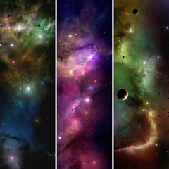 Wall Mural - Galaxy Banners
