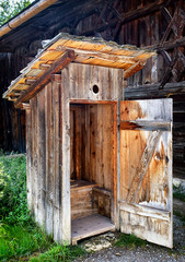 Wall Mural - outhouse