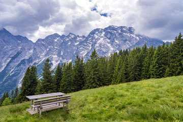 Wall Mural - Gipfel und Wolken