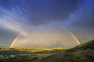 rainbow over denver
