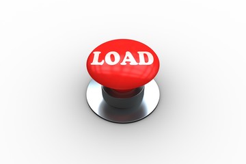Poster - Load on digitally generated red push button