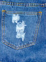 Wall Mural - Jeans pocket