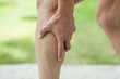 © Myst - cramp in leg calf during sports activity
