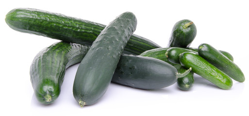 Poster - Fresh long and mini cucumbers