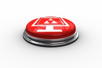 Poster - Composite image of red button