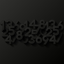 Abstract Background With Numbers