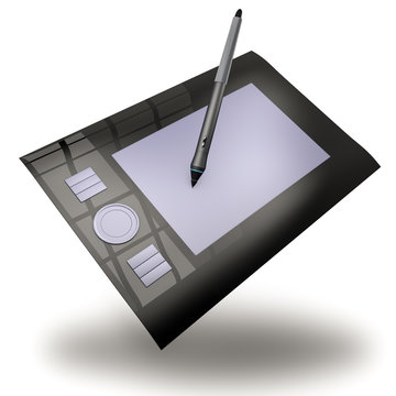 3d render graphics tablet