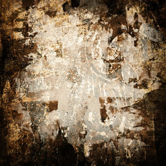 Poster - grunge paint background