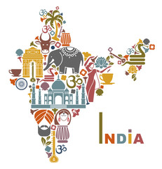 map of india