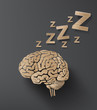 © kengmerry - vectorof sleep concept with brain.