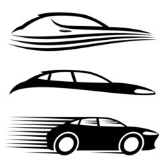 Wall Mural - Car signs.