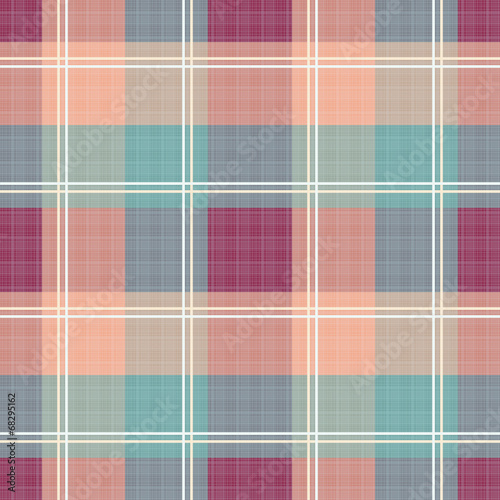 Materiał do szycia Seamless retro checkered pattern background