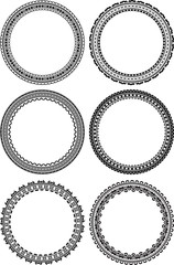 Poster - Set of round frames