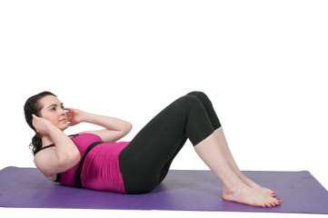 Woman Doing Yoga