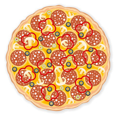 Wall Mural - pizza