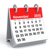November 2015 - Calendar