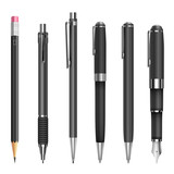 Fototapeta  - Pens and pencils