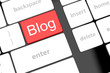 © Natalia Merzlyakova - blog bloggar or inernet blogging concept with key