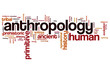 Anthropology word cloud