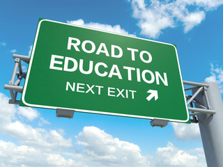 Poster - road to education