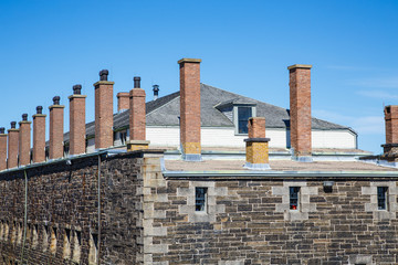 Stone Fort Under Blue Sky