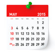 May 2015 - Calendar
