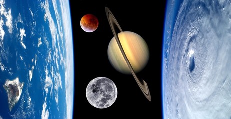 Wall Mural - earth fantasy planets universe