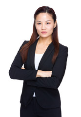 Poster - Serious businesswoman