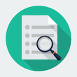 Vector search document icon