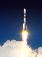 Wall Mural - carrier rocket 