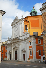 Wall Mural - Italy, Ravenna Saint Mary Suffragio old church.