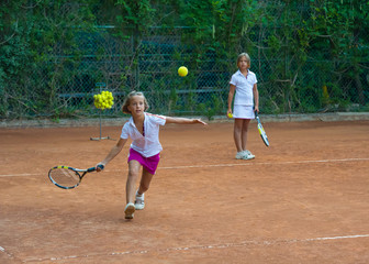 Wall Mural - tennis school