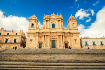 Baroque style Noto Cathedral