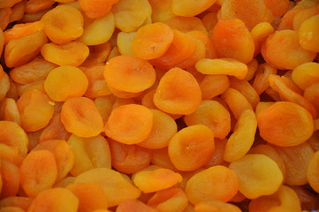 Wall Mural - dried apricots