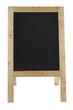 A-Frame Blackboard Isolated on White