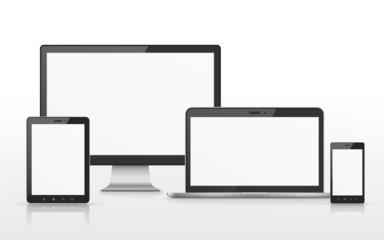 Wall Mural - modern device set