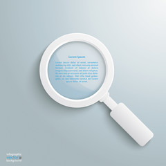 Canvas Print - White Loupe