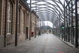 Fototapeta Uliczki - Railway station in Luxembourg