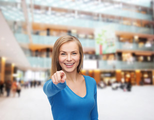 Poster - smiling student pointing finger at you