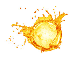 orange juice splash