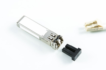 Optical gigabit SFP module for network switch isolated