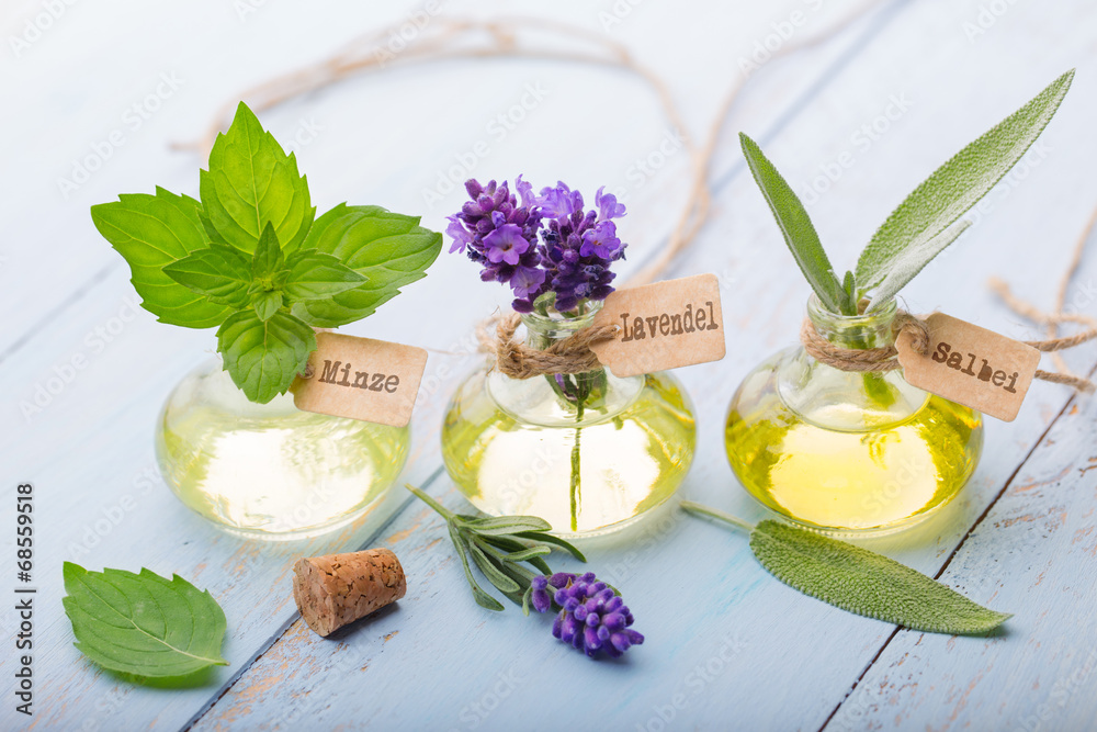 Ätherische Öle - Minze, Lavendel, Salbei