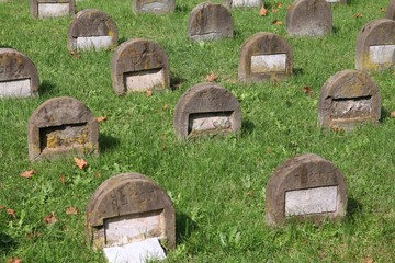 Canvas Print - Jewish cemetery in Milan